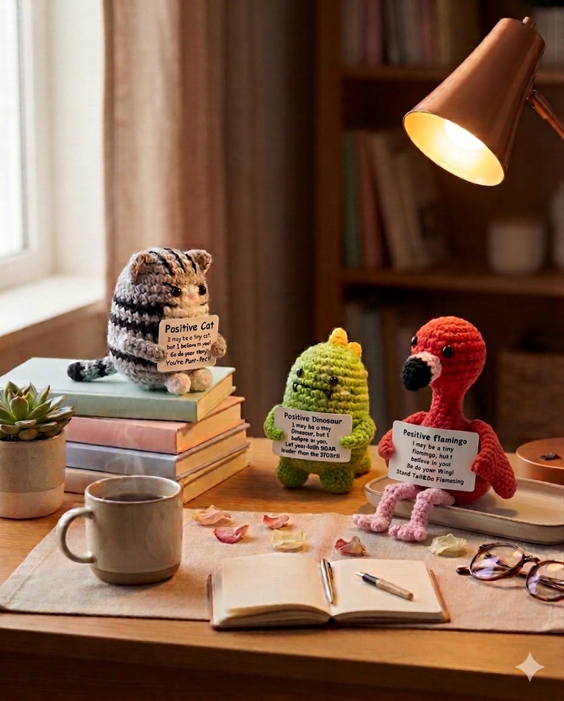 Crocheted Positive Pals